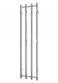 Hafa Grace h�ndkl�det�rrer - 34x140 cm - Rustfrit st�l