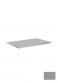 Hafa Edge 800 bordplade m/hul - Lysegr�