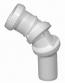 Jotiflex drejbar B�jning 50 MM 0-90gr. - Hvid