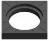 Lauridsen 425 x 110 mm firkantet karm m/ fals - H�j model