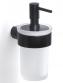 Hefe Piren s�bedispenser til v�g - Mat sort