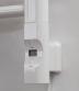 Kriss Nuvo 2 varmeelement m/D profil 600W - Hvid