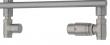 TVS Ventils�t type 210 m/returtermostat, ligel�bende, B�rstet st�l