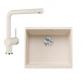 Blanco Subline 500-U k�kkenvask m/Linus k�kkenarmatur - Soft white