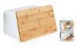Wenko Kubo br�dkasse m/tabletholder - Bambus/hvid