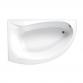 Str�mberg Omega hj�rnebadekar - 170 x 110 mm - Venstre - 1 rygl�n