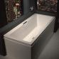 Str�mberg L-panel til badekar 1250x725x540mm akryl