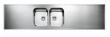 Intra AH22-KV st�lbordplade k�kkenvask - Vendbar - Dobbelt - 220 cm