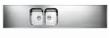 Intra AH24-KV st�lbordplade k�kkenvask - Vendbar - Dobbelt - 240 cm