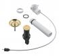 Grohe afl�bsarmatur m/trykknap - B�rstet cool sunrise