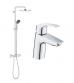 Grohe komplet pakke til badev�relse - Krom