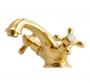 Lavabo Retro 2-grebs h�ndvaskarmatur - Messing natur