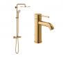 Grohe Essence & Euphoria komplet pakke til bad - B�rstet Cool Sunrise