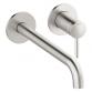 Damixa Iris h�ndvaskarmatur til indbygning m/Koldstart - 250 mm - Steel