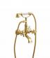 Lavabo Retro badekararmatur m/h�ndbruser - Messing natur