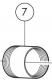 B�rma Kappe t/kartouche f A5