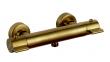 Nortiq Edgewater termostatarmatur - B�rstet messing