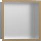 Hansgrohe XtraStoris indbygget hylde med designramme 300x300 - B�rstet bronze/B�rstet rustfrit st�l