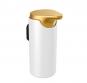 Pressalit Style s�bedispenser t/v�g eller bord - Messing/hvid
