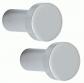 Lavabo Luna h�ndkl�dekrog - Stor model - 2 stk - Krom