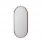 Sanibell Ink SP20 ovalt spejl m/ramme 40 x 80 cm - B�rstet kobber