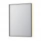 Sanibell Ink SP32 firkantet spejl m/backlight, varme og sensor 60 x 80 cm - B�rstet gunmetal