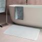 Hefe Fuzzy skridsikker badem�tte 40 x 60 - Hvid