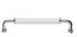 Beslagsboden m�belgreb BK6351X - Krom/hvid