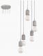 Eglo Silvares 5 oph�ng - Beton