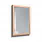 Str�mberg Rustic spejl m/ramme i massiv eg 60 x 80 - Lys
