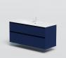 Str�mberg Lux 120 vaskeskab m/2 skuffer - Dyb bl�