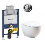 If� Sign Art toiletpakke inkl. lav cisterne, krom trykknap og s�de m/soft-close
