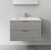 Hafa Grace Compact 80 m�bels�t m/vask - Mat gr� rammefront