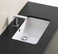 Lavabo Gea 60 håndvask t/underlimning - Med overløb