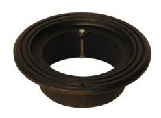 Duco 110 mm r�rbr�ndkarm uden rist/d�ksel, rund, GG