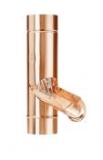 VM Zink Regnvandsudkaster �76mm kobber m/si
