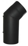 Metalbestos 130 mm 45&ordm; kn&aelig;r&oslash;r m/ renseklap