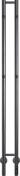 Kriss Twin elektrisk h�ndkl�det�rrer 13x148 cm - Mat sort