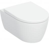 Geberit iCon væghængt toilet m/TurboFlush og toiletsæde - Hvid mat