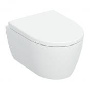 Geberit iCon kompakt væghængt toilet m/TurboFlush og toiletsæde