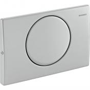 Geberit Delta 10 betjeningsplade til skyl-stop-skylning - Rustfrit st�l