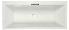 Str�mberg Celsius badekar t/indbygning - 180 x 80 - 2 rygl�n - m/Carronite