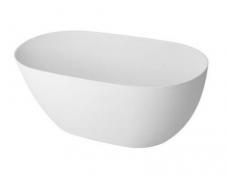 Strømberg Arden fritstående badekar 1600 x 740 mm - Mat hvid