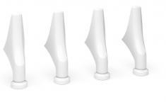 If&ouml; bens&aelig;t BK-PRO - Hvid aluminium