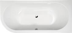 Royal Viva badekar t/indbygning - 175 x 80 - H�jre - 2 rygl�n