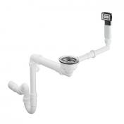 Hansgrohe D16-10 Manuelt af- og overl�bss�t til enkeltvask granit