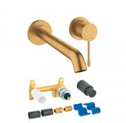 Grohe Essence New L komplet armatur til indbygning i v�g - B�rstet Cool Sunrise