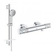 Grohe Precision komplet brusesystem m/Joy+ h�ndbruser - Krom