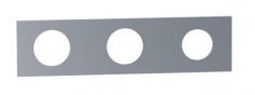 Outlet - Vola 5003B 3-huls d�kplade, 230x60 mm, �39/�39/�39 mm Krom 16