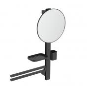 Ideal Standard Alu+ multifunktionelt spejl m/h�ndkl�deholder - Silk black
